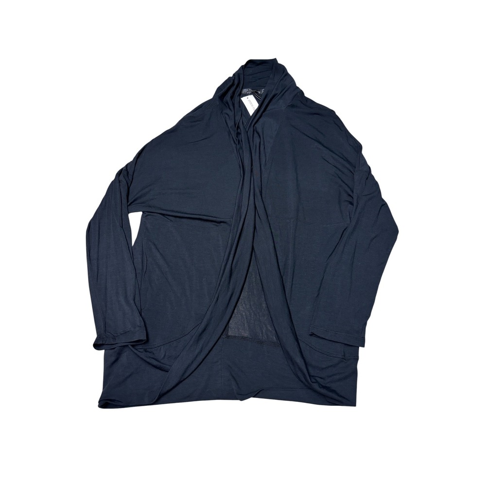 NWT Prana Foundation Munra Wrap Plus Black Tencel Modal Cardigan Womens 1X